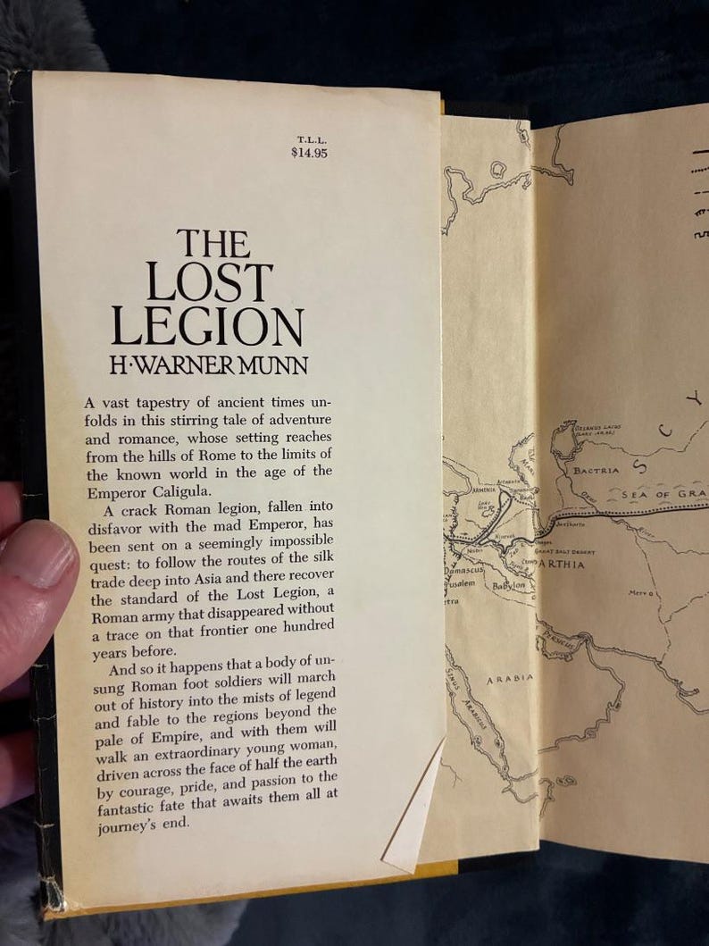The Lost Legion by H. Warner Munn 1980 First Edition First Printing Very Good/Good image 2