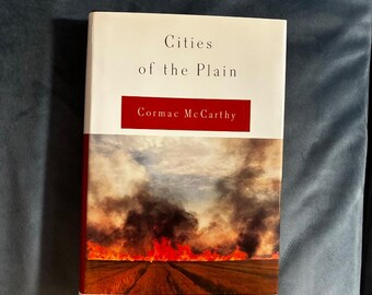 Ciudades de la llanura, de Cormac McCarthy, 1998. Primera edición, primera impresión. Excelente/Casi excelente estado.