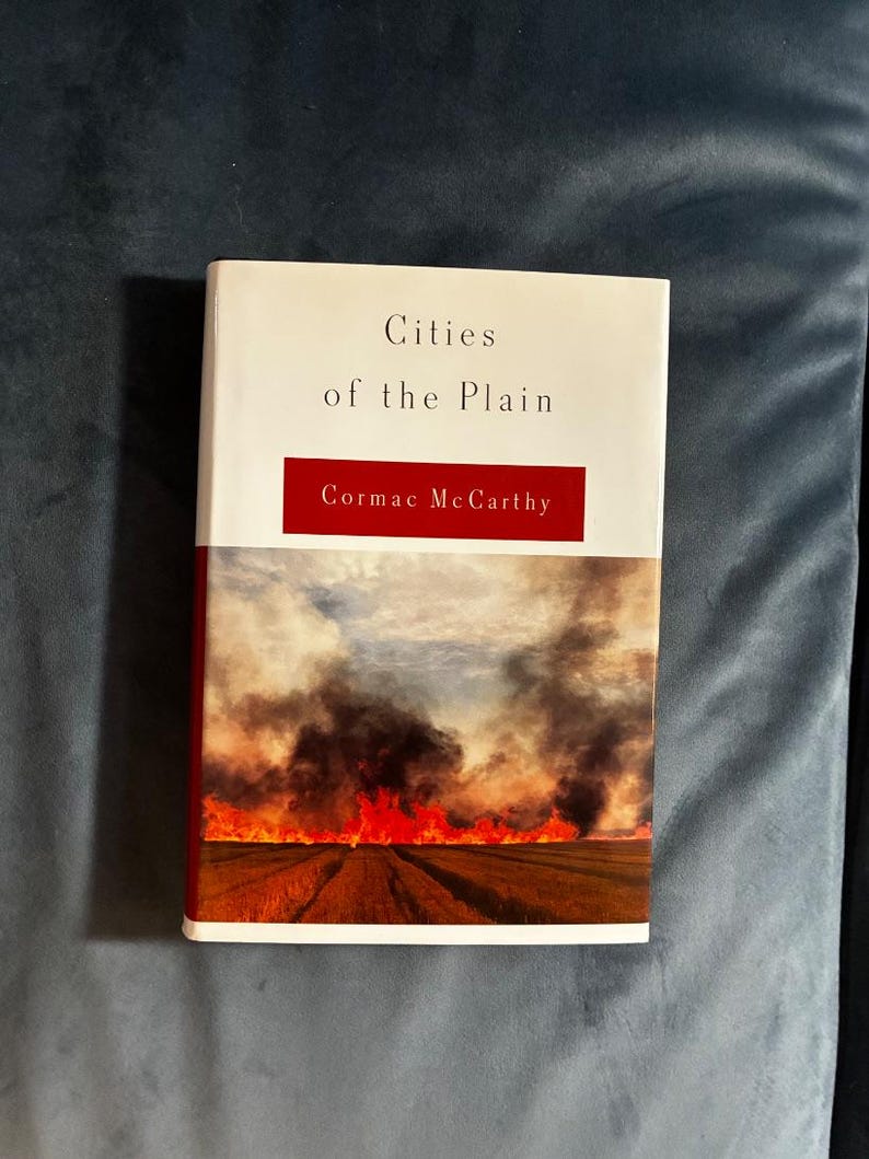 Ciudades de la llanura, de Cormac McCarthy, 1998. Primera edición, primera impresión. Excelente/Casi excelente estado. imagen 1