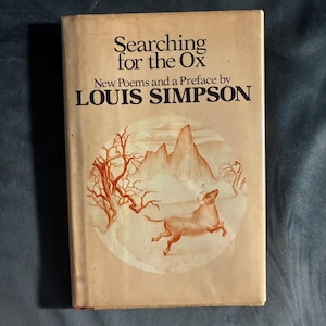 Searching for the Ox by Louis Simpson 1976 First Edition First Printing Near Fine/Very Good Hardcover image 1
