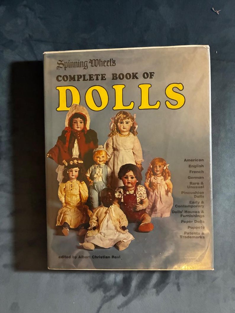 Spinning Wheels vollständiges Puppenbuch, herausgegeben von Albert Christian Revi, 1975, Galahad Books Edition, nahezu neuwertig/sehr gut, Hardcover. Bild 1
