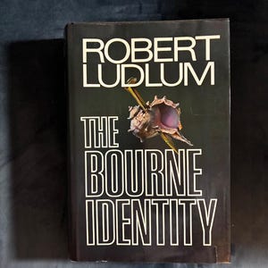 The Bourne Identity by Robert Ludlum 1980 First Edition Near Fine/Very Good image 1