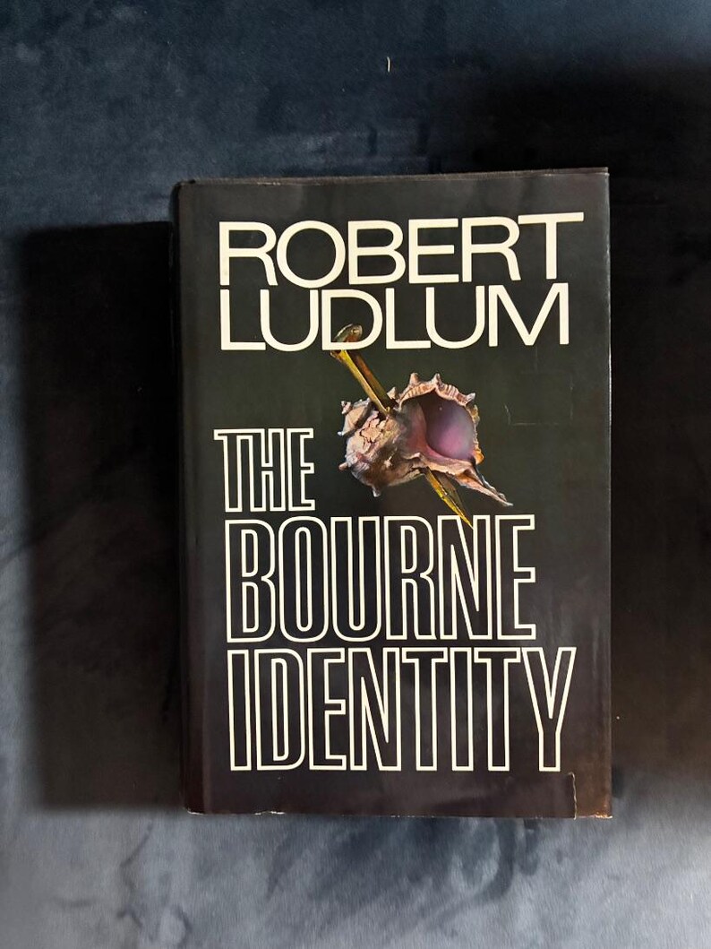 The Bourne Identity by Robert Ludlum 1980 First Edition Near Fine/Very Good image 1