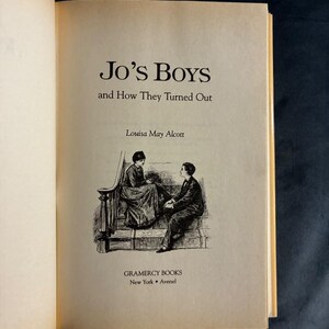 Los hijos de Jo y cómo resultaron ser de Louisa May Alcott, edición de Gramercy Books de 1994, primera impresión, casi perfecto/casi perfecto. imagen 5