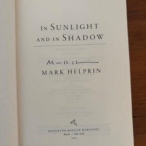 Mark Helprin W słońcu i cieniu, wydanie pierwsze, twarda oprawa (bardzo dobry) zdjęcie 9