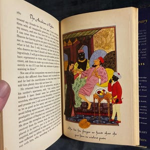 Die Geschichten aus Tausendundeiner Nacht, illustriert von Earle Goodenow, Grosset & Dunlap-Ausgabe von 1946, Zustand: Gut/Gut Bild 9