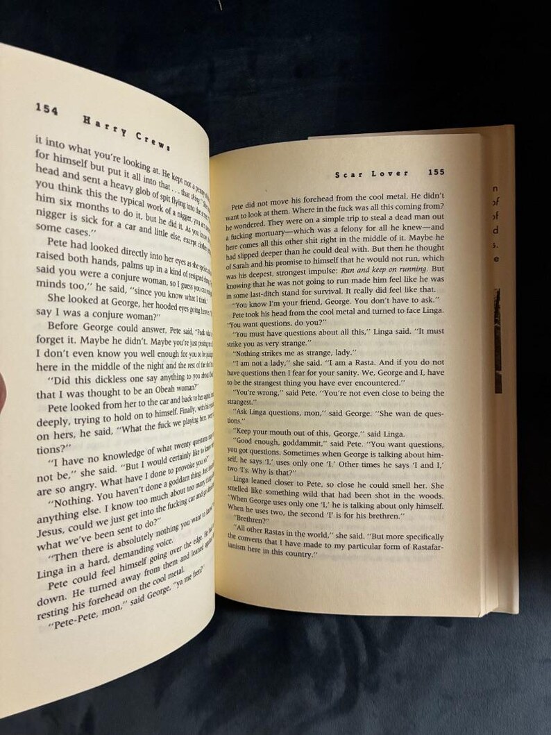 Scar Lover by Harry Crews 1992 First Edition First Printing Near Fine/Near Fine Hardcover image 5