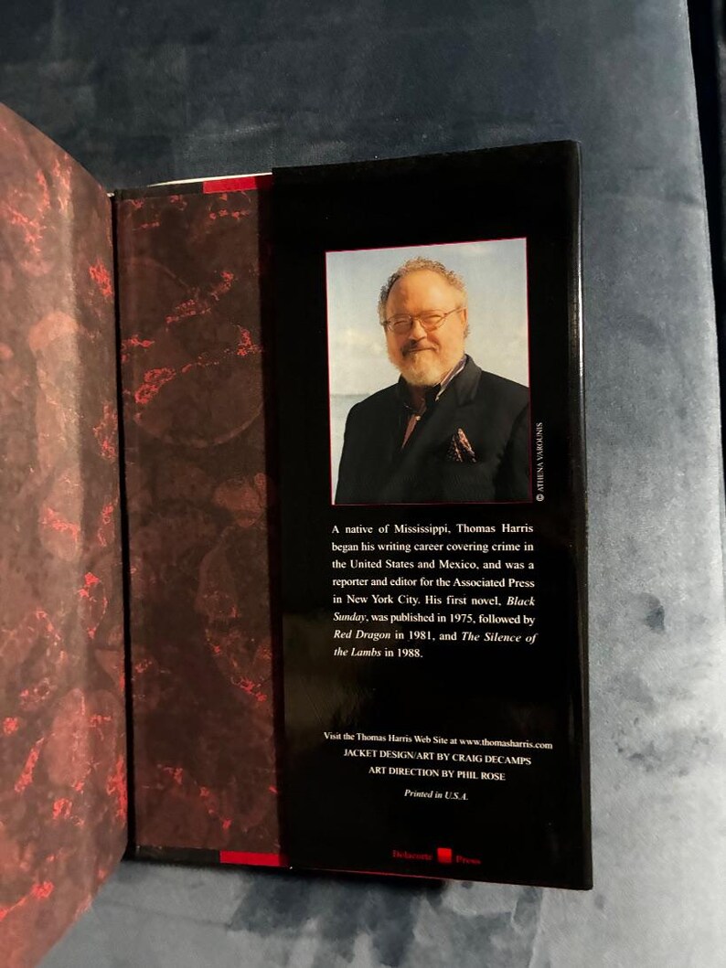 Hannibal by Thomas Harris 1999 First Edition First Printing Fine/Near Fine Hardcover image 7