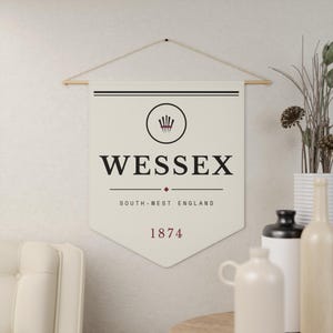 Wessex Literary Pennant | Thomas Hardy English Countryside Book Lover Decor image 7