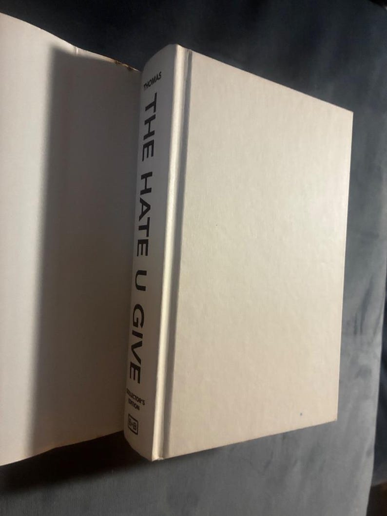 The Hate U Give (Collector's Edition) by Angie Thomas Collector's Edition Edition Third Printing Near Fine/Very Good Hardcover image 9