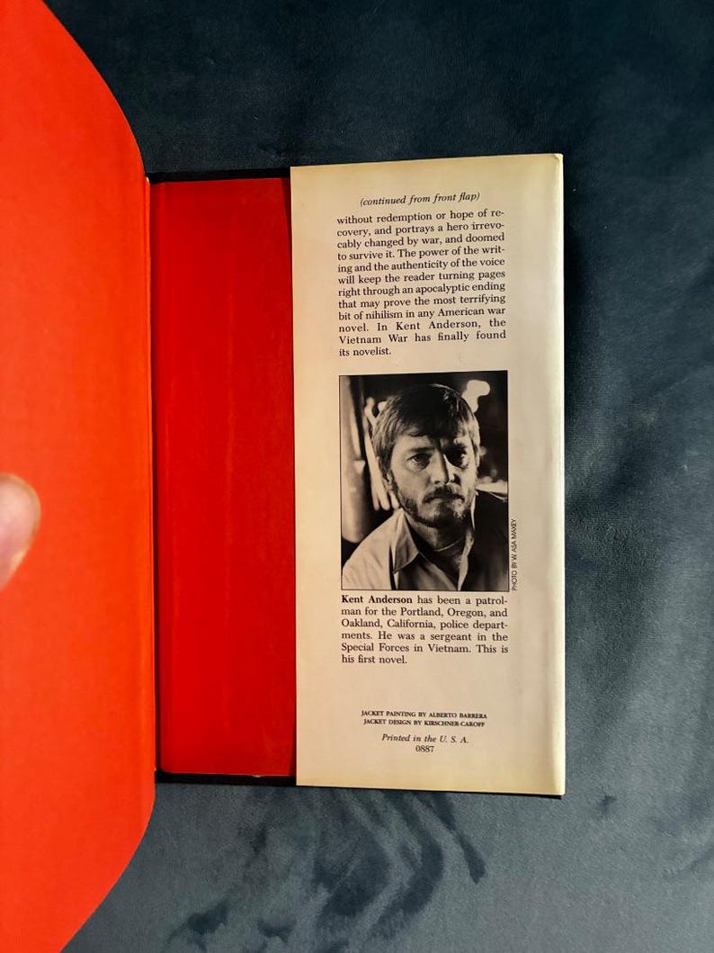 Sympathy for the Devil by Kent Anderson 1987 First Edition First Printing Near Fine image 3