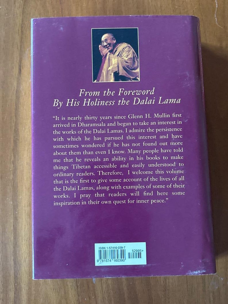 The Fourteen Dalai Lamas by Glenn H. Mullin, First Edition, Hardcover image 3