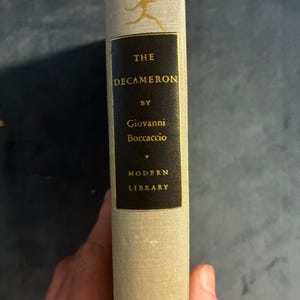 The Decameron by Giovanni Boccaccio 1955 The Modern Library Edition Very Good Hardcover image 2