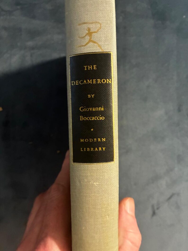 The Decameron by Giovanni Boccaccio 1955 The Modern Library Edition Very Good Hardcover image 2