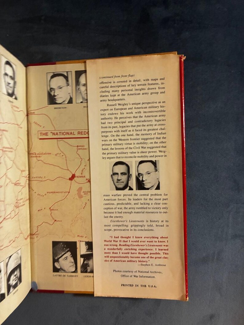 Eisenhower's Lieutenants: The Campaign of France and Germany Volumes 1, 2 Russell F. Weigley Book Club Edition image 9