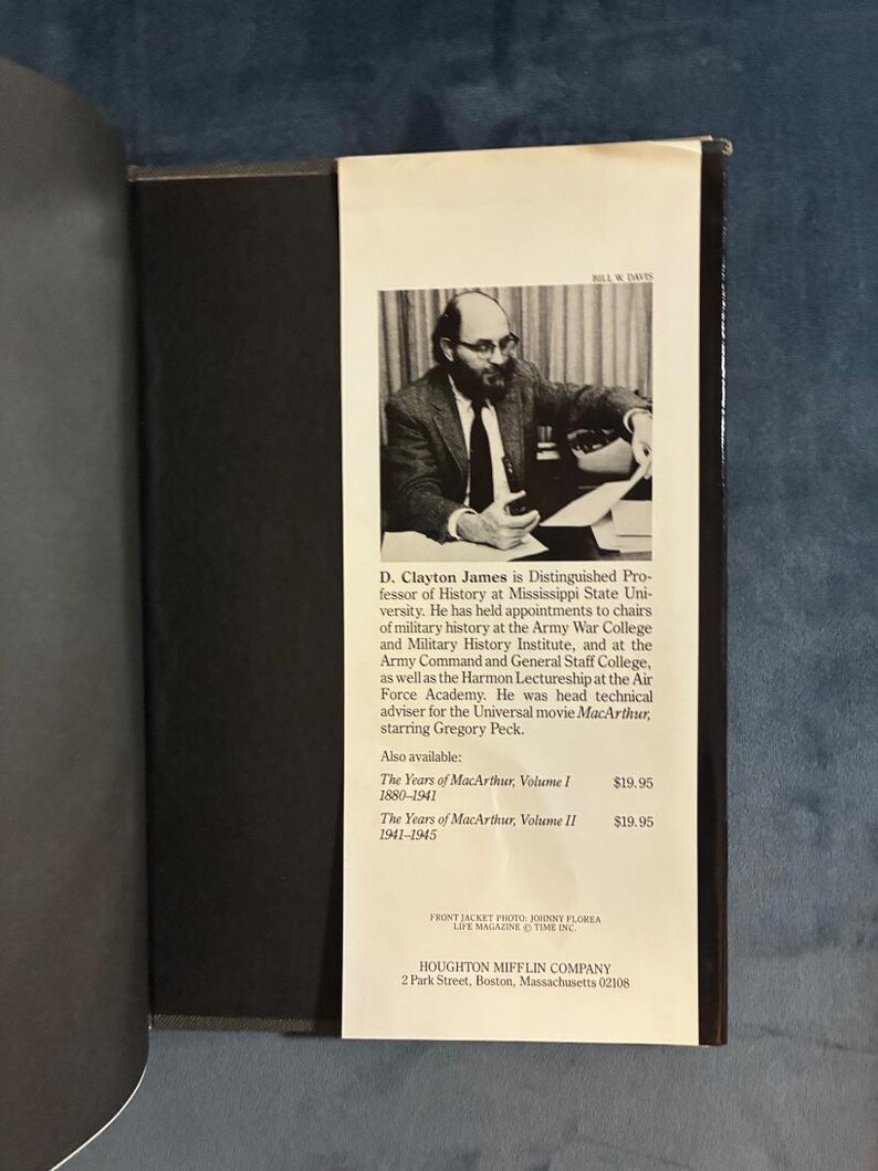 The Years of MacArthur, Volume III: Triumph and Disaster 1945-1964 by D. Clayton James First Edition First Printing Near Fine/Near Fine image 6