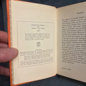 ウィリアム・シェイクスピア作『十二夜、あるいは汝の望むままに』後期版　非常に良い状態 画像 2