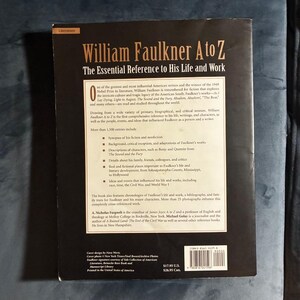William Faulkner de A a Z: O Guia Essencial para Sua Vida e Obra, de A. Nicholas Fargnoli e Michael Golay, 2002, Primeira Edição. imagem 6