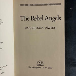 Os Anjos Rebeldes, de Robertson Davies, 1982, Primeira Edição, Segunda Impressão, Quase Perfeito/Bom, Capa Dura imagem 4