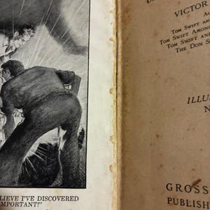 Tom Swift and His Planet Stone Victor Appleton 1935 First Edition First Printing Good Hardcover image 4