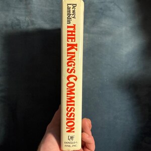 The King's Commission by Dewey Lambdin 1991 First Edition First Printing Near Fine/Near Fine image 7