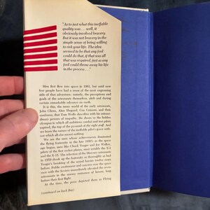 Elegidos para la gloria de Tom Wolfe, 1979, primera edición, primera impresión, casi perfecto/muy bueno. imagen 2