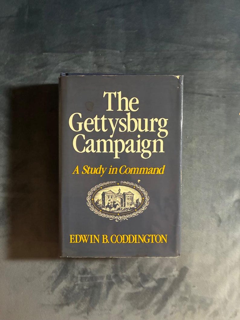 The Gettysburg Campaign: A Study in Command by Edwin B. Coddington 1984 Charles Scribner's Sons Edition First Printing Hardcover image 1