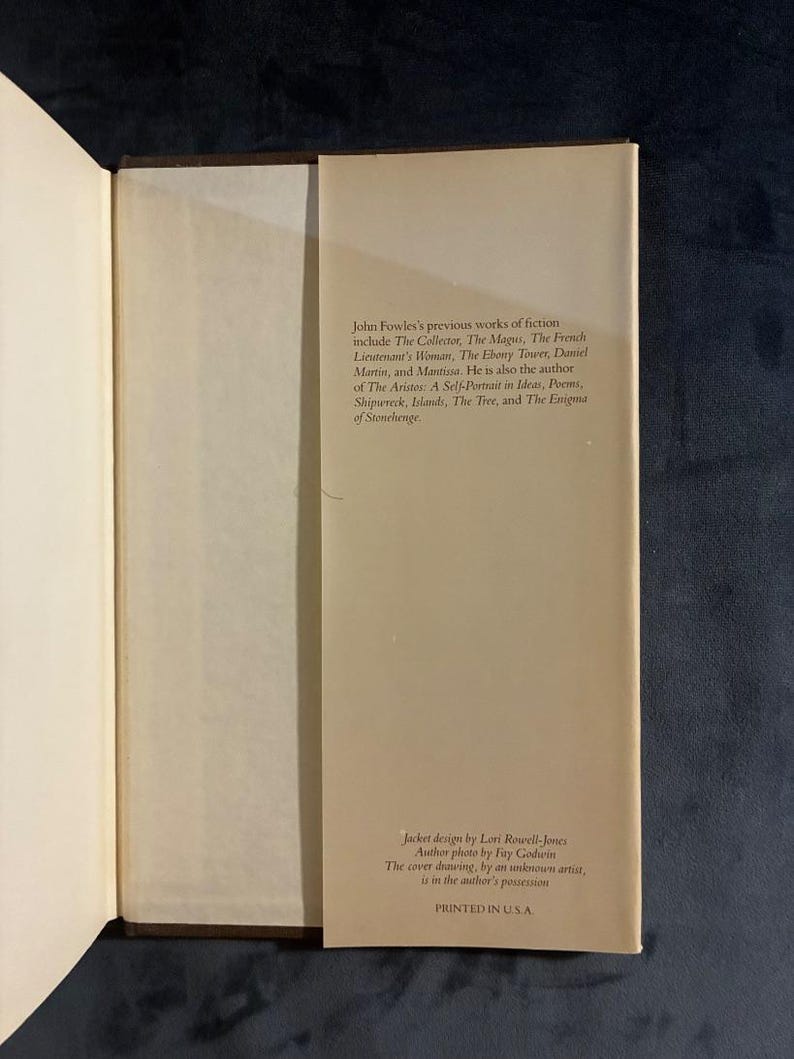 A Maggot by John Fowles First Edition First Printing Near Fine/Very Good image 6
