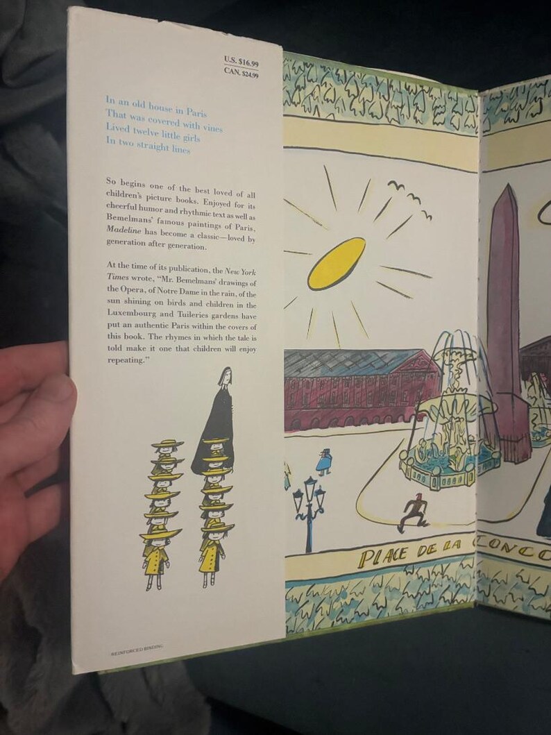 Madeline de Ludwig Bemelmans, édition Viking de 1960, 49e tirage, état proche du neuf/très bon image 8