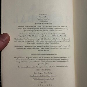 Hannibal by Thomas Harris 1999 First Edition First Printing Fine/Near Fine Hardcover image 3