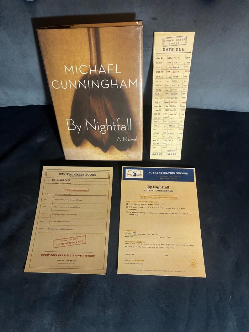 Michael Cunningham By Nightfall Signed First Edition Hardcover Book image 1