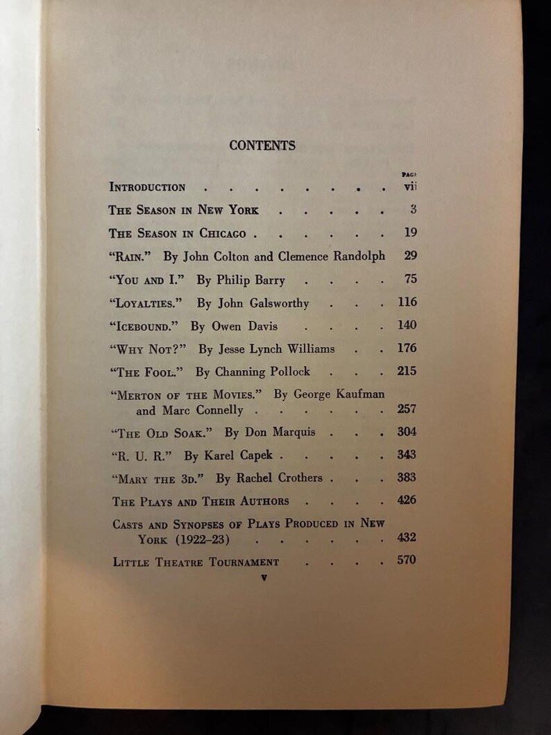 De bästa pjäserna från 1922-23 och årsboken för dramat i Amerika av Burns Mantle (redaktör) bild 7