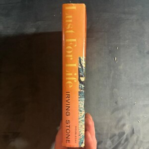Lust For Life by Irving Stone 1934 Doubleday Edition Near Fine/Very Good image 9