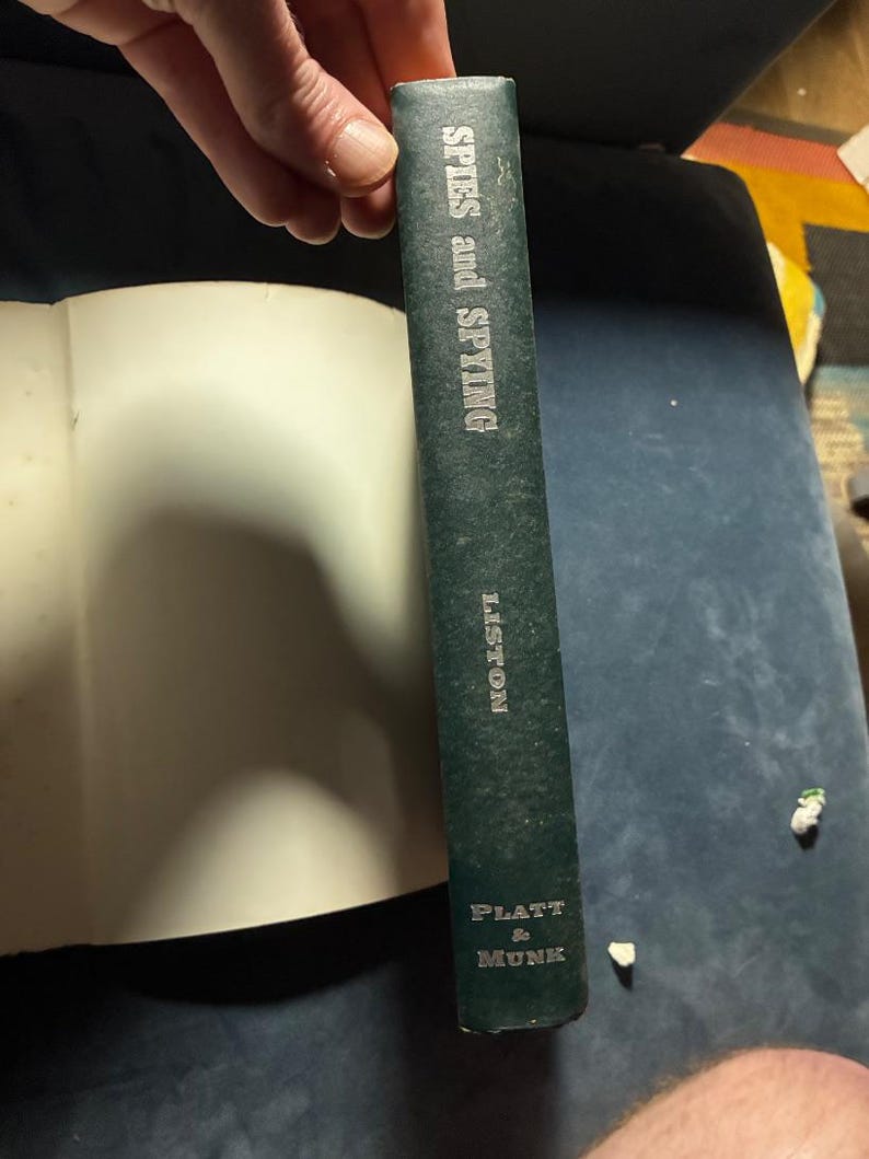 Die gefährliche Welt der Spione und Spionage von Robert Liston, Erste Auflage, Erster Druck, Sehr guter Zustand/Gut, Hardcover Bild 9