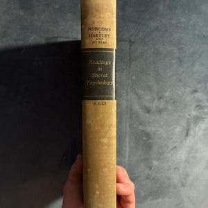 Lesungen zur Sozialpsychologie von Newcomb und Hartley, erste Auflage 1947 Bild 8