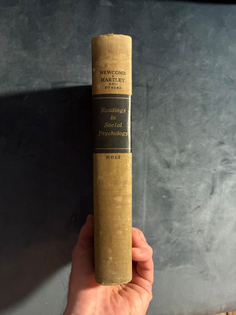 Lesungen zur Sozialpsychologie von Newcomb und Hartley, erste Auflage 1947 Bild 8