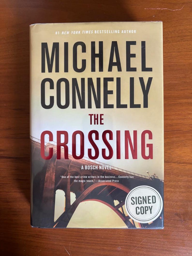 Michael Connelly, De Oversteek, Gesigneerde eerste editie, hardcover (in bijna perfecte staat) afbeelding 2
