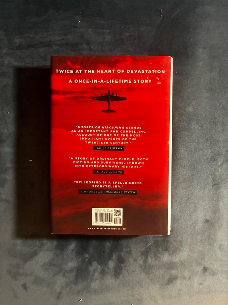 Fantasmi di Hiroshima di Charles Pellegrino 2025 Prima edizione Prima stampa Quasi perfetto/Quasi perfetto immagine 2