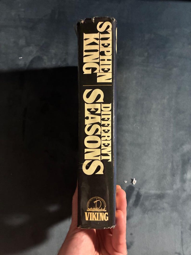 Diferentes estaciones de Stephen King, 1982, primera edición, primera impresión, tapa dura, estado casi perfecto/muy bueno. imagen 8