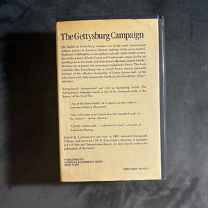 The Gettysburg Campaign: A Study in Command by Edwin B. Coddington 1984 Charles Scribner's Sons Edition First Printing Hardcover image 4