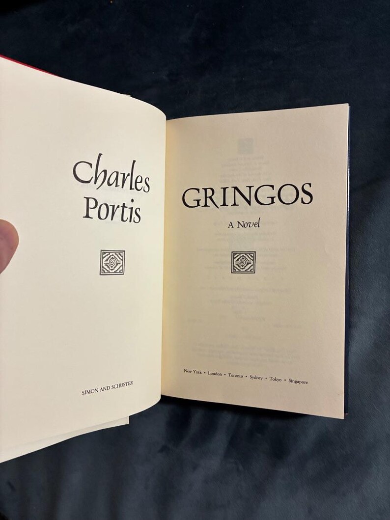 Gringos by Charles Portis 1991 First Edition First Printing Fine/Near Fine Hardcover image 3
