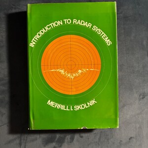 Introduction to Radar Systems by Merrill I. Skolnik 1980 Edition Hardcover image 1