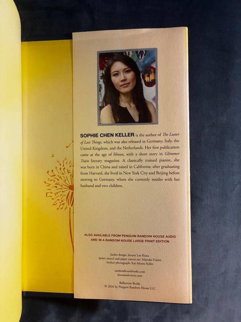Little Wonder de Sophie Chen Keller, 2026, primera edición, primera impresión, casi perfecto/muy bueno. imagen 5