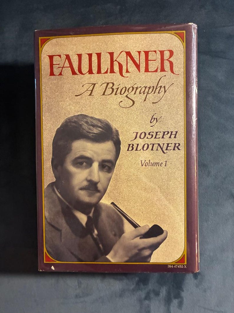 Faulkner: A Biography by Joseph Blotner 1974 First Edition Second Printing Fine/Near Fine image 6