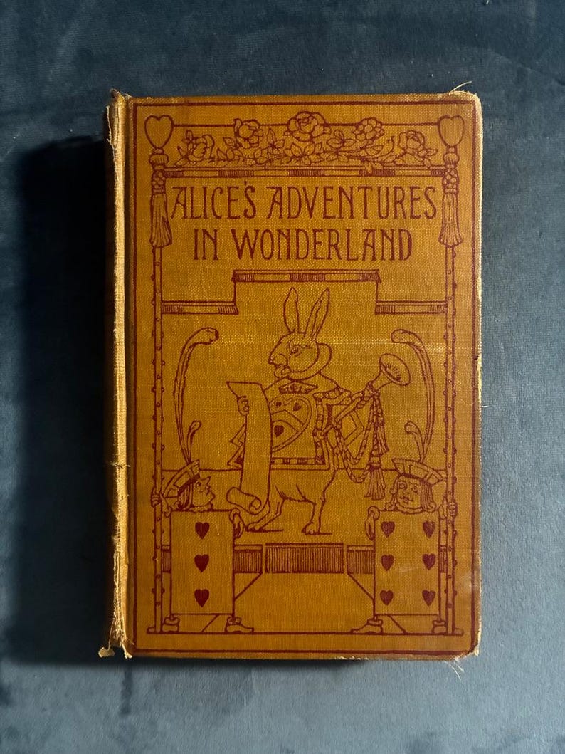 Alice's Adventures in Wonderland by Lewis Carroll 1923 Dodd, Mead and Company Edition Good Hardcover image 1