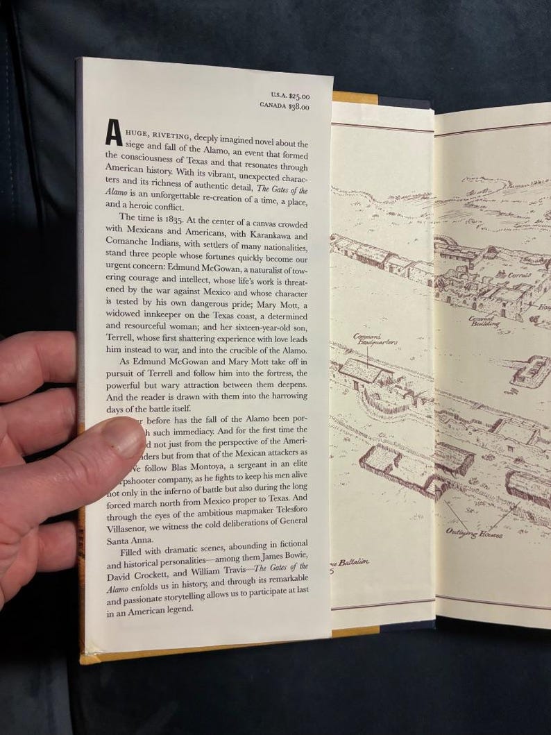 The Gates of the Alamo by Stephen Harrigan 2000 First Edition First Printing Near Fine/VG+ Hardcover image 2
