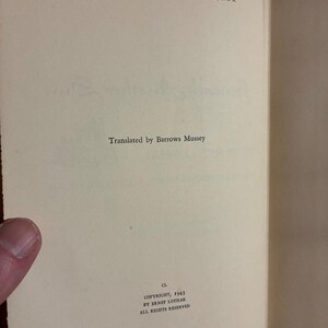 Bajo otro sol, de Ernst Lothar, 1943, Doubleday, edición Doran. Muy buen estado. imagen 5