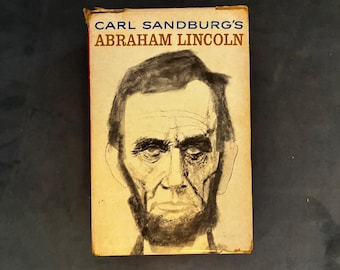 Abraham Lincoln by Carl Sandburg Dell 1959 Prairie Years and War Years