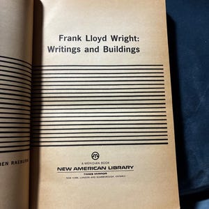 Frank Lloyd Wright: Skrifter och byggnader (utvald av Kaufmann & Raeburn) Pocketbok bild 3
