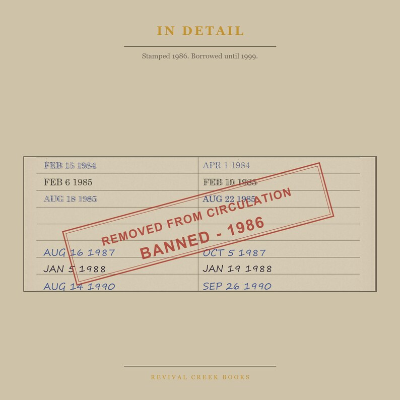The Color Purple Banned Book Library Card Print | Alice Walker Literature Wall Art (Digital Download) image 7